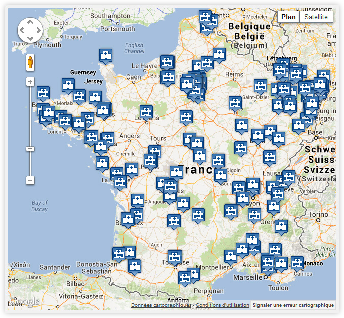 carte hdj france